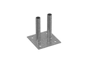 Voetplaat staal klein